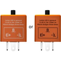 12V LED Flasher-Relay Adjustable Frequency Turn Signals Hyper-Flashing For Motorcycle Dropship