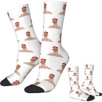 Hamilton King Georg Socks Harajuku Super Soft Stockings All Season Long Socks Accessories for Man's Woman's Christmas Gifts