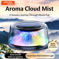 Car Aroma Air Freshener Creative Vehicle Diffuser Ambient Light Cloud Mist Fragrance ElectricCar Flavoring Good Smell Home Gift