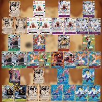 Anime One Piece 3PCS Leader Deck Cards OPCG English Game Nami Law D.Luffy High Quality Collection Cards