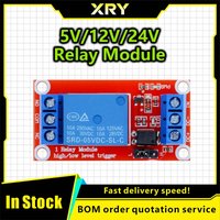 XRY DC 5V 12V 24V 1Channel Relay Module Board Shield with Optocoupler / High and Low Level Trigger for arduino Raspberry Pi