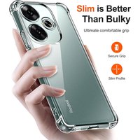 Shockproof Case For Xiaomi Poco F6 F5 F4 F3 X6 X5 X4 X3 GT M6 M4 M3 Pro 4G 5G Silicone Soft Clear Ultra Thin Clear Back Cover