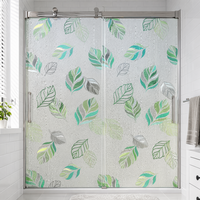 Thickened Colored Frosted Privacy Window Film Static Cling Sun Block Removable for Bathroom Balcony Bedroom Glass