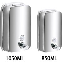 850ML/1050ML Stainless steel Wall Mount Soap Dispenser Bathroom Liquid Soap Detergent Shower Gel Storage Bottle Toilet Kitchen
