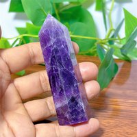 Dream Amethyst Point Tower Wand Natural Crystal Stone Quartz Minerals Reiki Home Decoration Craft Love Meditation Spiritual