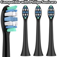 Ersatzbürstenköpfe Kompatibel mit Philips Sonicare Elektrische Zahnbürste, Professioneller Zahnbürstenkopf für HX4100/5300/5100