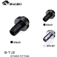 Bykski B-TJ2 Water Cooling Hose Connector Premium Diamond Pattern G1/4 PC Radiator Fitting Soft Tube 2 Split Pagoda