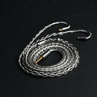 XINHS H21 8-Core 7N Single Crystal Copper+7N Single Crystal Copper Silver Plated Earphone Cable