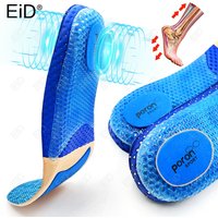 EVA Insoles For Silicone Sport Insoles Orthotic Arch Support Shoe Pad Running Gel Insoles Insert Cushion Orthopedic Shoe Insole