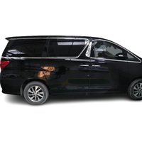 WELKINRY For Toyota Alphard Vellfire AH20 2008-2014 Stainless Steel Car Body Door Window Frame Middle B Pillar Column Cover Trim