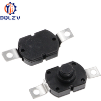 1712-KD Push Button Switch 1712KD Flashlight Switch LOCK 17X12X9.5MM Table Lamp Switch Flashlight Button Switch ON-OFF