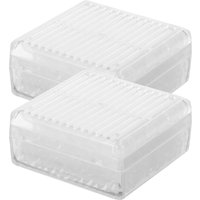 2Pcs Camera Moisture Absorber Box Silica Gel Dehumidifier for Camera Lens Portable Storage Case Safe Drying Agent