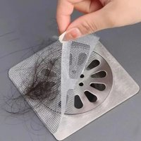 10/30Pcs Disposable Sticky Shower Drain Hair Catcher Mesh Strainer Filter Floor Sink Hair Stopper for Bathroom Kitchen Bathtub