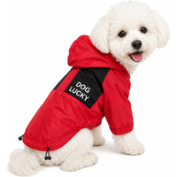 Dog Raincoat Waterproof Hooded Dog Jacket Reflective Windproof Pet Clothes Outdoor Walking Coat for Small Medium Large Dogs