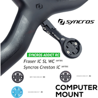 SYNCROS Mount ADDICT RC Integrated HandlebarComputer Mount GPS/Garmin/Bryton/Wahoo Mount Bracket CRESTON IC SL