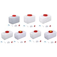 Water Container Set Multifunction with Screw Lid Drink Dispenser Water Bucket for Traveling Backpacking Hiking BBQ Survival
