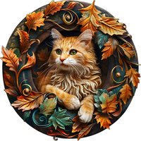Wooden Puzzles for Adults, Visual 3D Cat Wood Puzzles Adult, Unique Animal Shape Wooden Jigsaw Puzzles for Adults, Birthday Gift