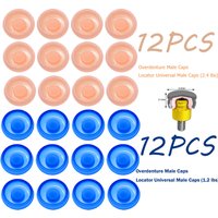 Dental Implant Retention Caps 1.2lbs/2.4lbs Removable Universal Locator Abutment Overdenture Attachment Kit