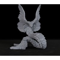 TTRPG Couatl Miniature - Vivid Fantasy Tabletop Figure for RPG Board Game, Suitable for Tabletop Game Room Decorations
