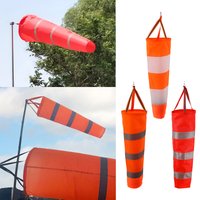 60/80/100cm Windsock Weathervane Scratchproof Windproof Fluorescent Reflective Windsock Weather Bag Wind Vane Wind Wind Direct