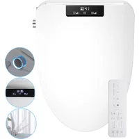 Auto Open Bidet Cover Led Light Smart Toilet Seat intelligent Toilet Wc heated toilet seat