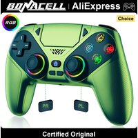For PlayStation5/PS5 Pro/Slim PC Controller RGB Light Wireless Gamepad Marco/Turbo Function Hall Effect Gaming Control Joystick