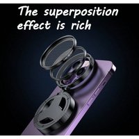 52mm Magnetic CPL Polarizer Filter, Anti-Reflection HD Lens for iPhone/Android Mobile Photography