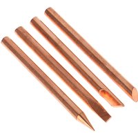 4pcs External Heat Solder Iron Tip B C D K Pure Copper Solder Head 30W 40W 60W Replacement Tip Welder Repair ToolsHot