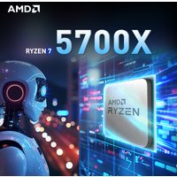 AMD Ryzen 7 5700X 8-Core 16-Thread 7NM 3.4GHz L3=32M Processor DDR4 65W R7 5700X Socket AM4 New but without cooler