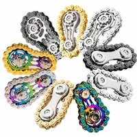 AliExpress NONE Metal Fidget Spinner Fingertip Gyro Fidget Spinner Antistress Anxiety Metal Bike Chains Spinner Fidget Toys For Adult Kids