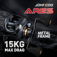 Baitcasting Kołowrotek metalowy korpus 15kg Max Drag 8 + 1 Łożyska aluminiowa rama Kołowrotek słodkowodnych słonowodnych