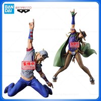 In Stock Bandai Banpresto Original Anime JoJo's Bizarre Adventure Steel Ball Run Gyro Zeppeli Johnny Joestar Action Figure Model