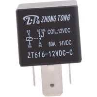 12V 80A 5-Pin SPDT Automotive Change Over Relay Sealed Construction