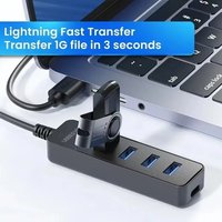 USB 3.0 Type C Hub Power Adapter 4 Port Multifunctional Splitter Expander High Speed Multiple USB Hub For Computer Accessories