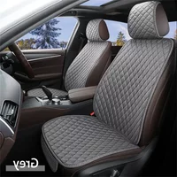 Universal Flax Car Seat Cover Front Rear Cushion Comfortable Breathable Protector Mat Four Season Pad Auto Interior Accessories