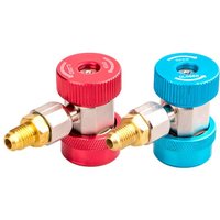 R1234Yf Quick Couplers Kit R1234yf Adapter AC Fittings Conversion Kit 1234Yf To 134A Adapter High/Low Side Quick Connector