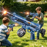 MP5K Electric Water Gun Toys Full Automatic Sensor Lights Water Pistol Summer Outdoor Beach Games Toy for Children