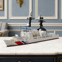 3477pcs MOC WHEC 378 High Endurance Cutter City Coast Guard Model Building Blocks Construction Toys Christmas Gifts Brick Kids