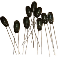 10PCS 50V 220PF 5% Light green robe polystyrene audio capacitor foot spacing 4MM