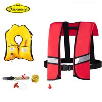 Automatic Manual Inflatable Vests Buoyancy 150N PFD Inflated Survival Jacket Marine Vest for Fishing Rafting Boating Accessories