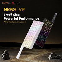 Ajazz NK68 V2 68-Key Wired Mechanical Keyboard with Magnetic Switches, Suitable for Gaming, Hot-Swappable