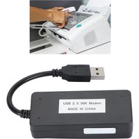 USB Data Modem 56K Dual RJ11 Ports Support Caller ID Plug and Play Anti Thunder Easy To Use USB Fax Modem for Laptop for LINUX