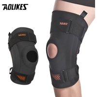 AOLIKES printemps soutien course genouillères basket-ball randonnée Compression Absorption des chocs respirant ménisque genou protecteur