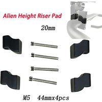 new TT Handlebar Parts Bicycle Rest Bar Riser Spacers 10/20mm Rising Spacer Clamp mtb Road Bike Accessories Round or irregular