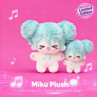 10cm Miku Hatsune Plush Toy Anime Doll Long Hair Cute Cotton Keychain Collectible Gift for Girlfriend Best Friend