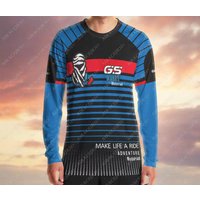 For BMW F850 R1200 R1250 GS Long sleeves T-shirt Motorcycle Motorrad ADVENTURE Riding Quick Dry Summer Anti-UV Not Fade Jerseys
