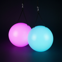 LED Belly Dance Balls Colorful Luminous POI For Stage Performance Fitness Halloween Christmas Party
