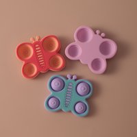 Color Kids 1PCS Butterfly Silicone Teether Toy BPA Free Baby Chew Toy 0-12 Months Sensory Educational Gift Safe Baby Stuff