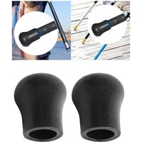 Fishing Rod Butt Cap Fishing Pole End Cap Men Women DIY Repair Fishing Rod Accessories Fishing Tackle Accessory Protective Cap