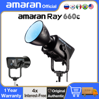 【IN STOCK】amaran Ray 660c 660W Full-color Bowens Mount COB Light Powered by OmniColor Video Recording Light by Aputure